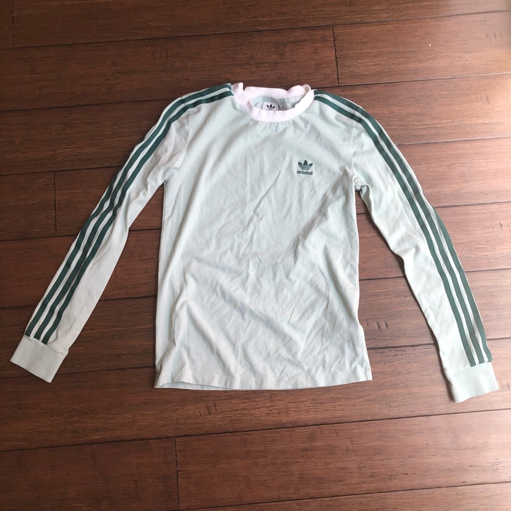 Cute mint green adidas long sleeve